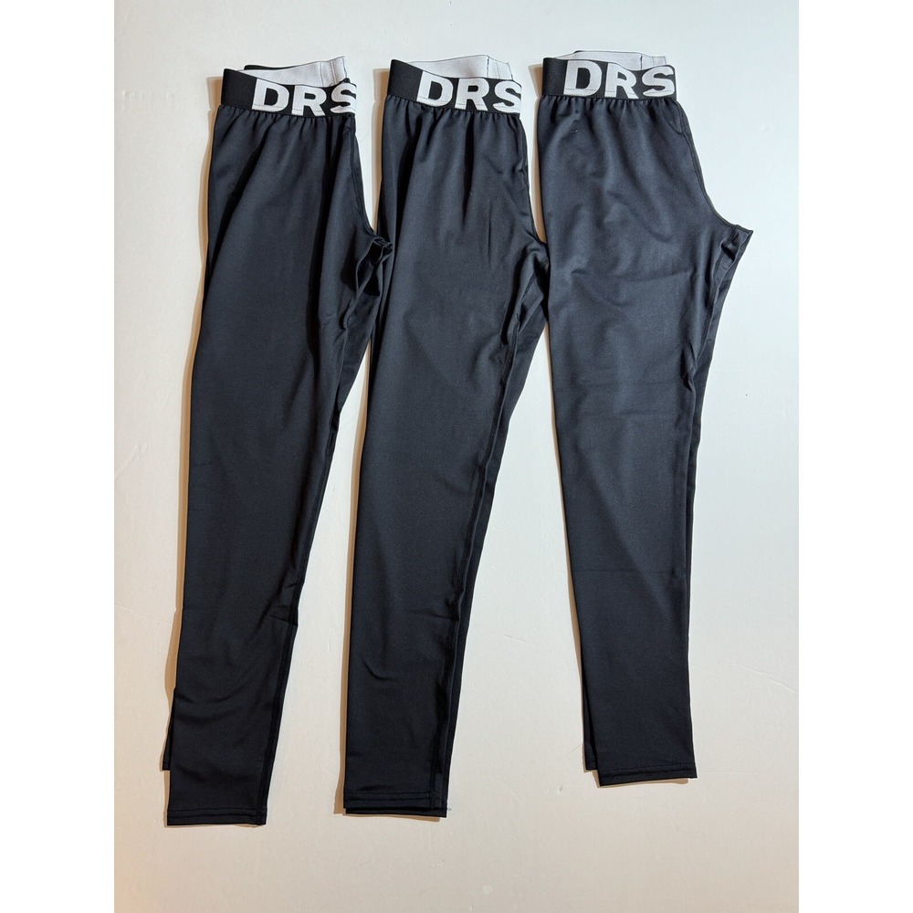 DRSKIN 3 Pack Men's Compression‎ Pants Leggings Sports Athletic Workout Sz S - Picture 4 of 12